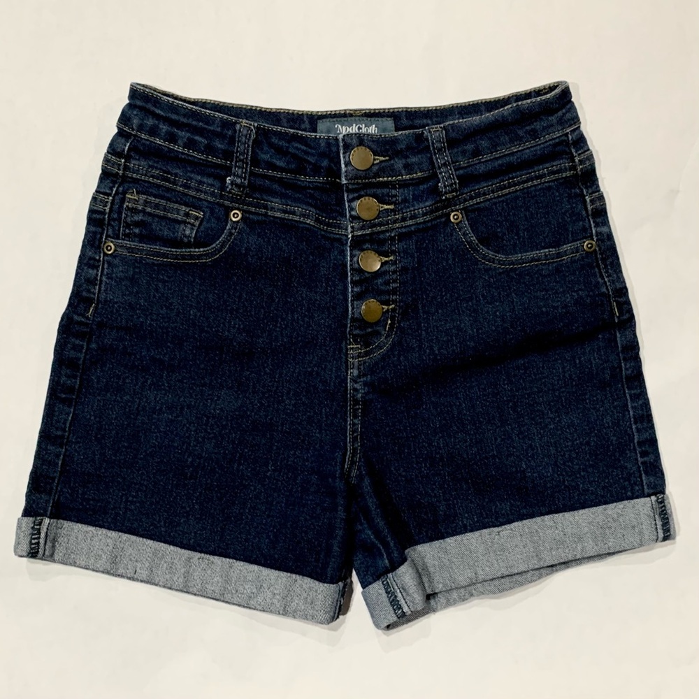 Modcloth Dark Blue Jean Shorts
